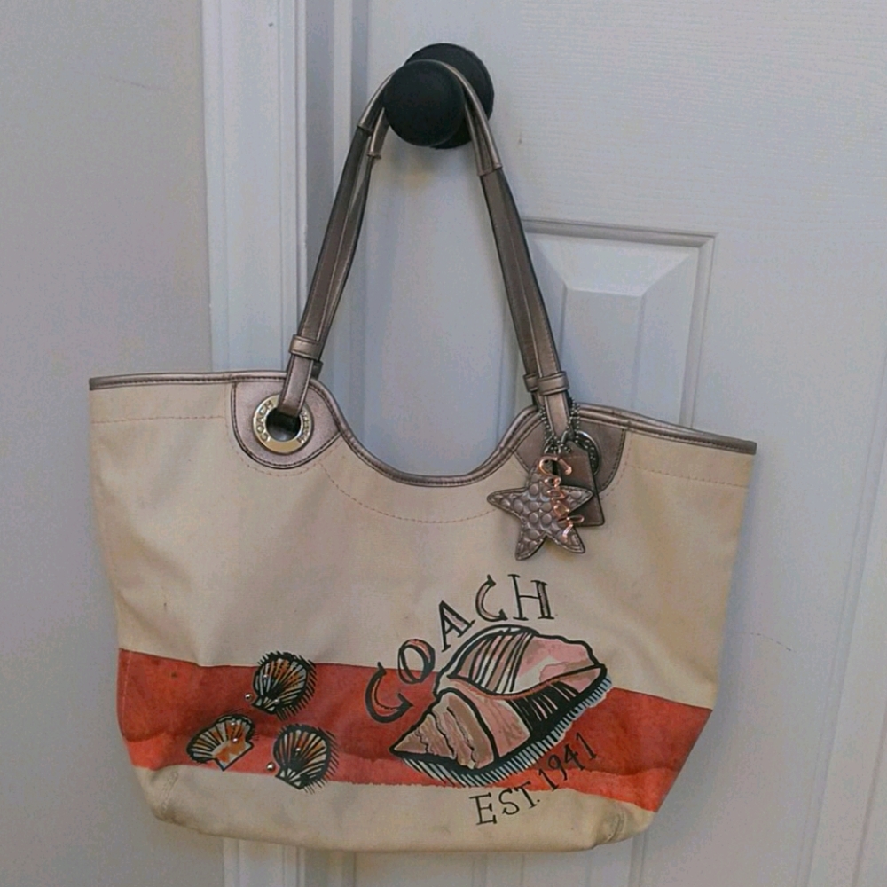 Nautical COACH bag